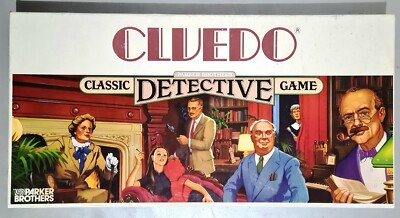 CLUEDO   Vintage 1983 Classic Detective BOARD GAME   Parker Brothers (Clue )