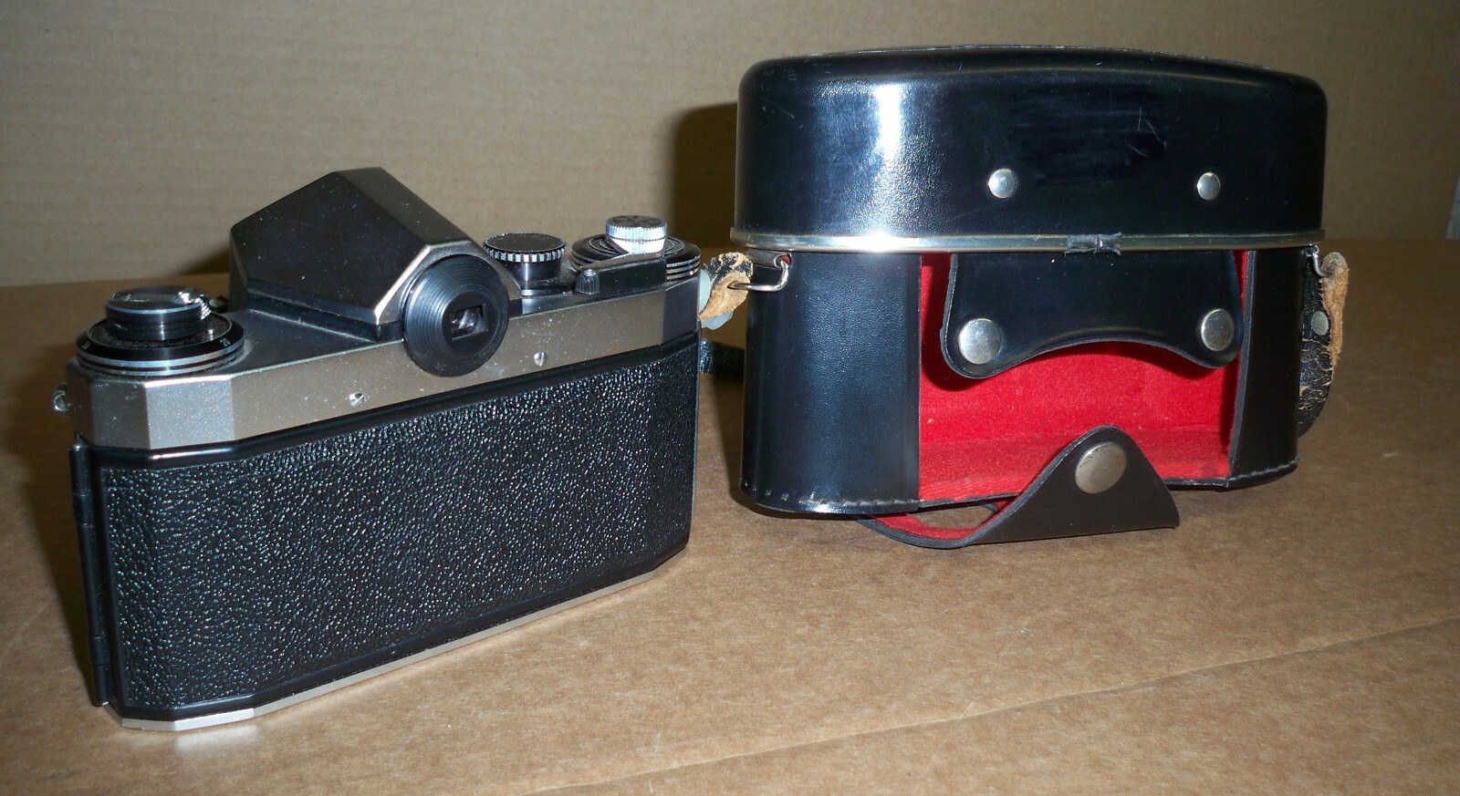 HANIMEX PRAKTICA SUPER TL 35MM CAMERA Works Oreston Meyer Lens With Case