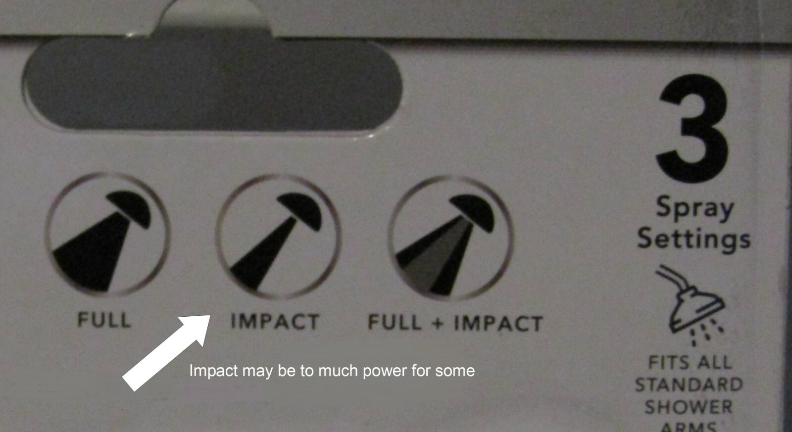 Modified 10 Gpm Delta High Pressure Shower Head