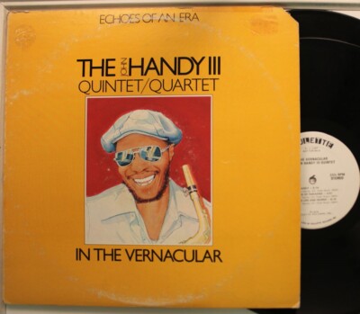 The John Handy Iii Quintet / Quartet Promo 2-Disc Lp In The Vernacular On Roulet