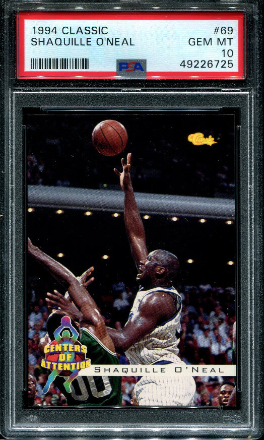 【Shaquille O'Neal】10シリ PSA Natinal Conv PSA 10 GEM MINT 1994 CLASSIC SHAQUILLE O'NEAL #69 MAGIC
