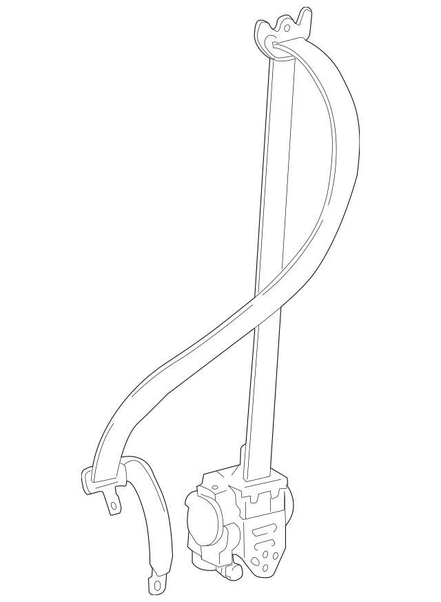 2009-2017 Toyota Sequoia OEM Front Left Seat Belt Assembly 73220-0C140-C1