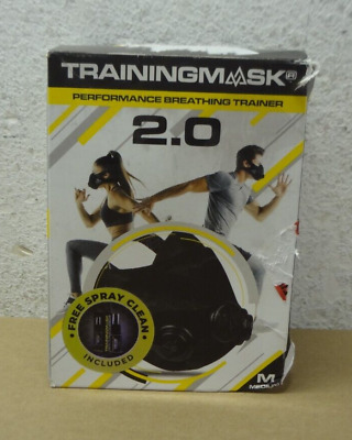 Training Mask 2.0 Blackout Mask, Black - Medium