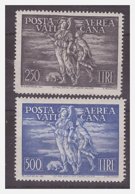 Vaticano 1948  -  Posta Aerea  Tobia  Serie Nuova   * Mh