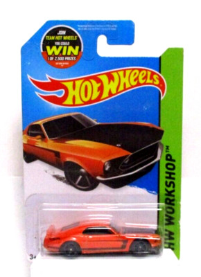 2015 Hot Wheels HW Workshop Series '69 Ford Mustang Boss 302