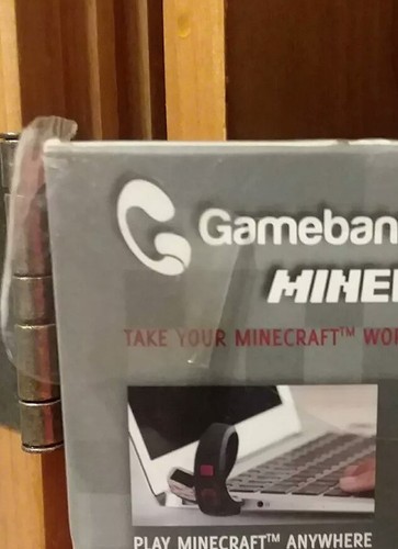 GAMEBAND + Minecraft Wearable Wrist Band Black Large *Read Details*