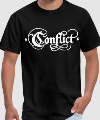 CONFLICT T shirt band  Hardcore Punk Rock Ska Anarcho 