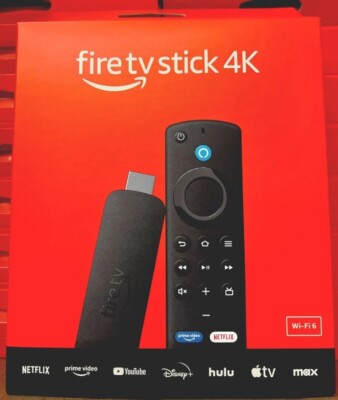   Amazon Fire TV Stick 4k Ultra HD Media Steamer & Alexa Voice Remote (3rd Gen)