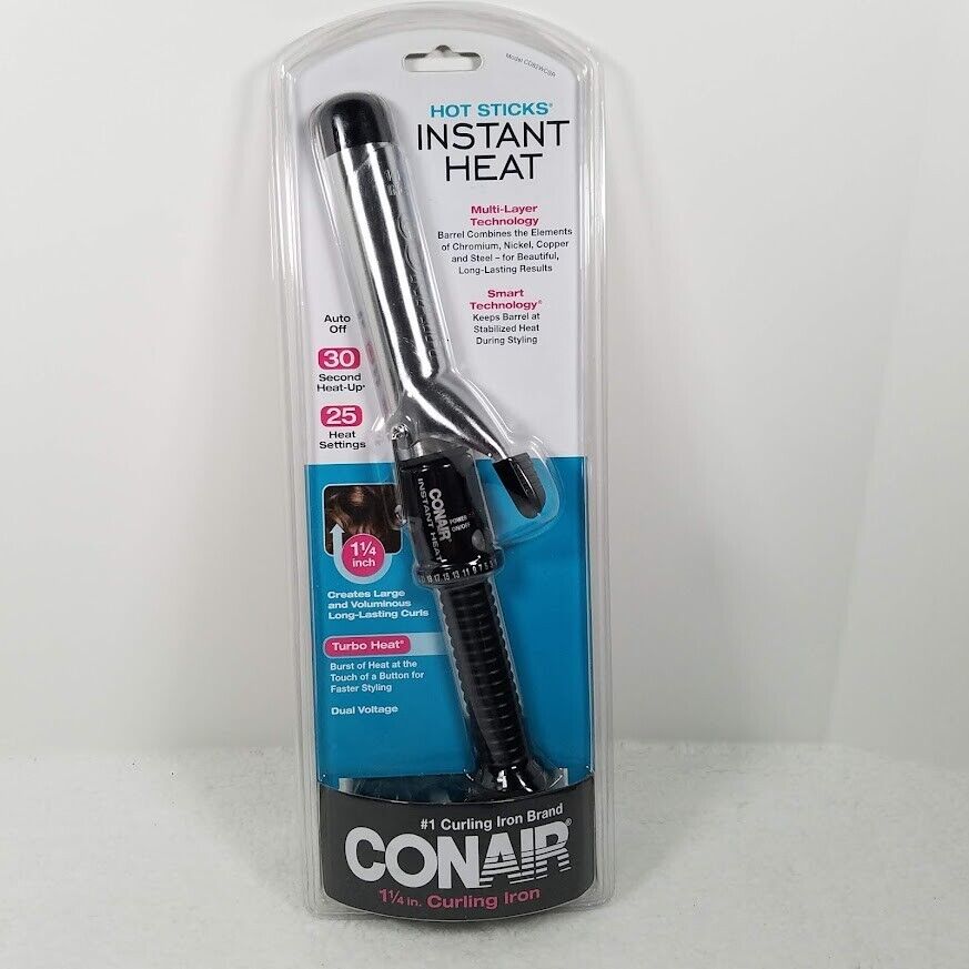 New Conair Hot Sticks Instant Heat 1 1/4