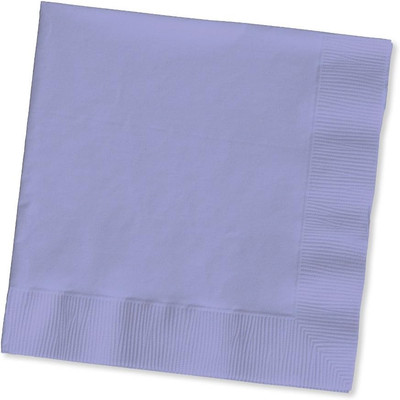 Touch of Color 2-Ply 50 Count Paper Lunch Napkins, Luscious Lavender