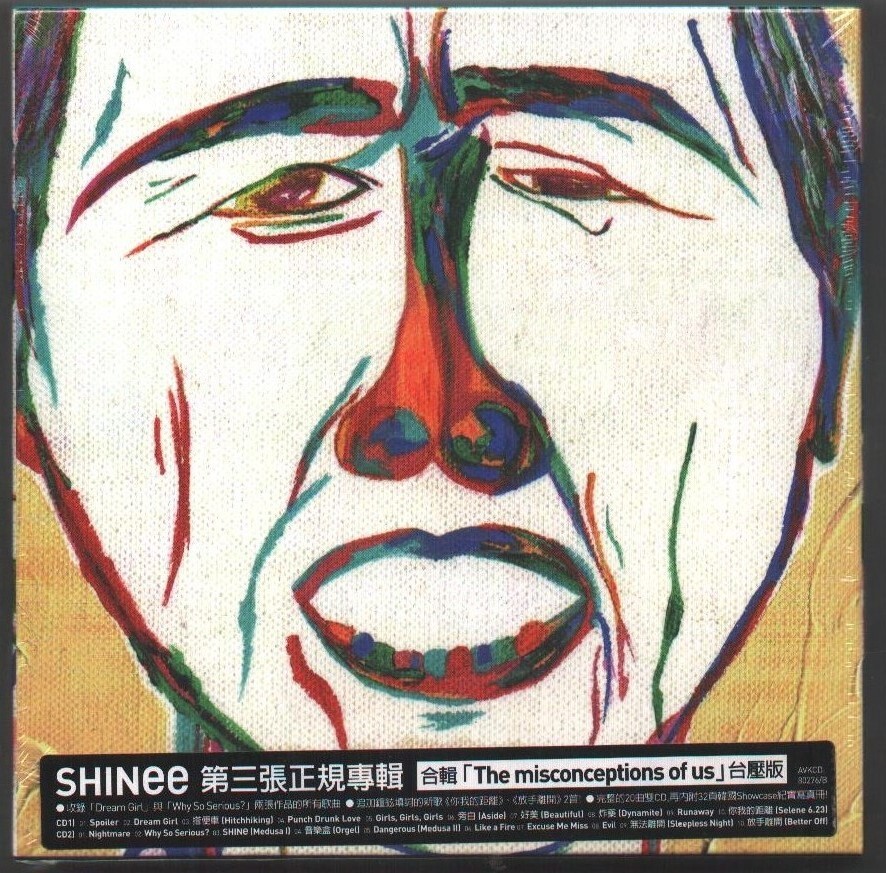 SHINee Vol 3 3rd Bound The misconceptions of us 2013 TAIWAN