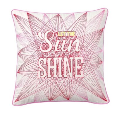 Pottery Barn PB Teen Inspiration Let The Sun Shine Pillow Cover 18x18