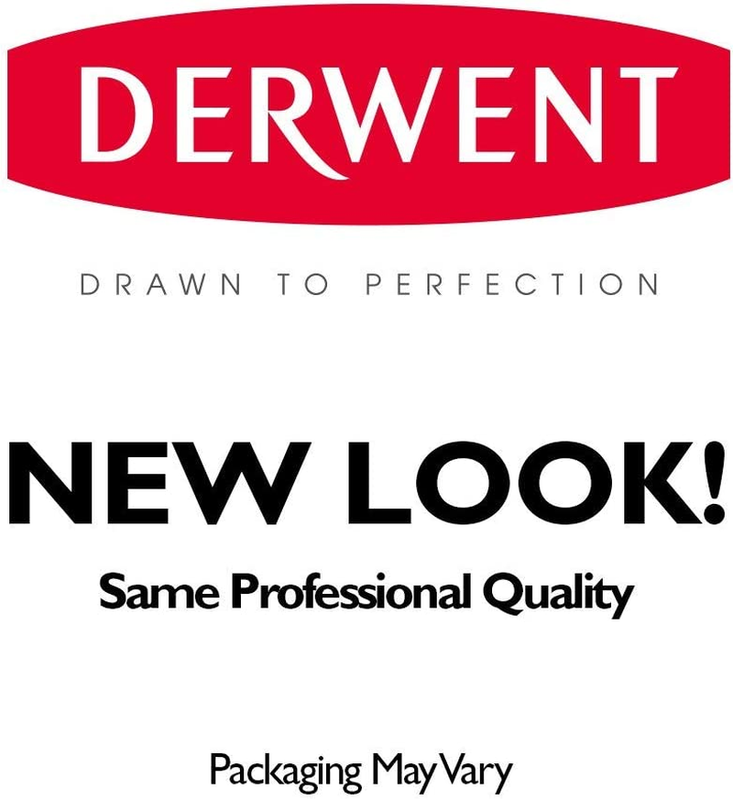 Derwent Tinted Charcoal Pencils, 4Mm Core, Metal Tin, 24 Count (2301691)