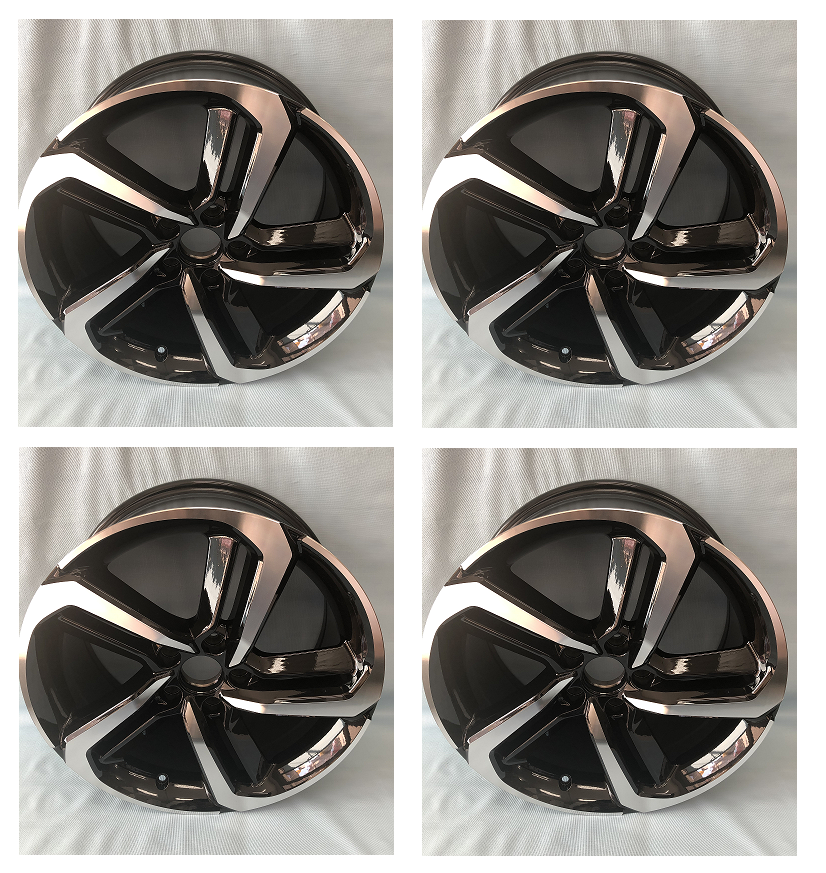 4PC 20 INCH HONDA ACCORD 2018 2019 2020 2021 BLACK MACHINED OEM 20x8.5 WHEEL RIM