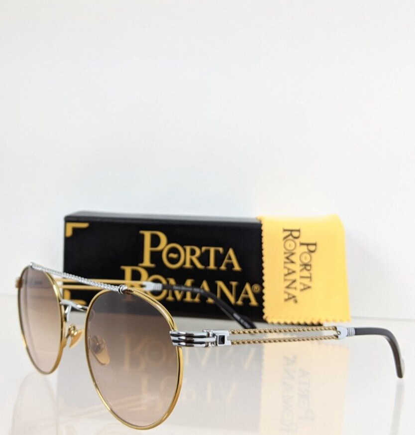 Pre-owned Porta Romana Authentic  Sunglasses Mod 012 Col 12a2 Gold Plated Vintage Frame In Brown