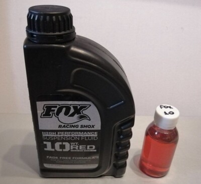 Suspension fluid oil Fox 10wt RED for fit Damper And Rear Shock 100ml 3.4oz