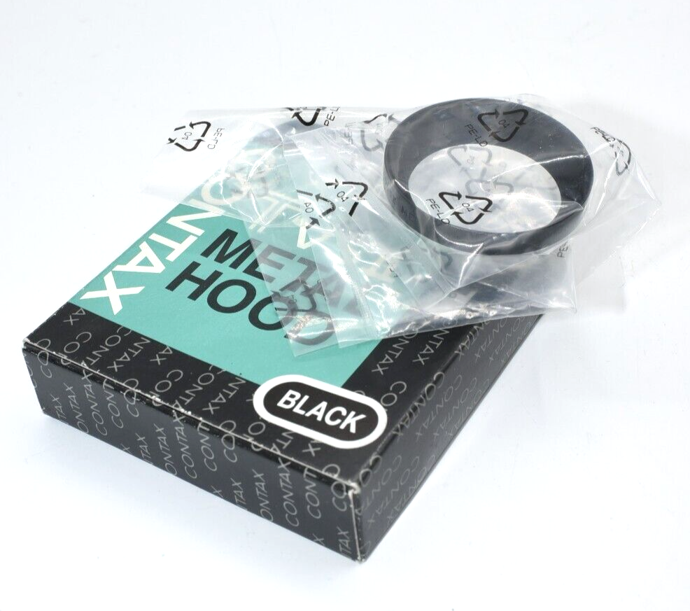 BLACK Contax TVS II Metal HOOD In Box From JAPAN | eBay