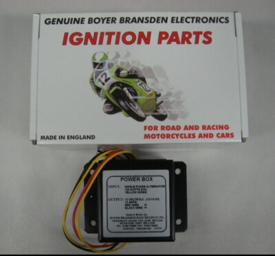 Boyer Bransden  12V Power Box Battery Eliminator Voltage Regulator Norton