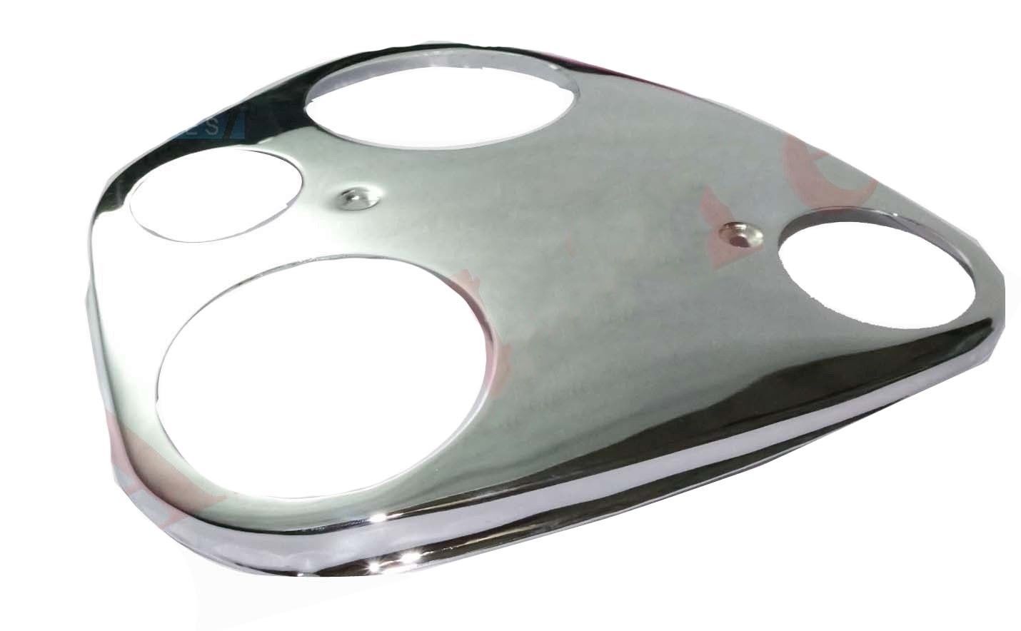 Ariel Square Four 1000 CC Gas Fuel Tank Panel Steel Chrome Plated 