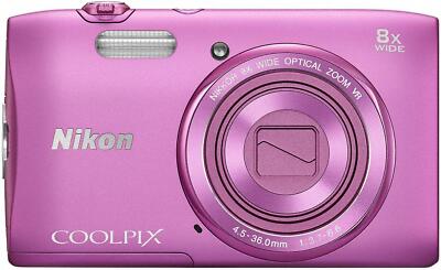 Nikon COOLPIX S3600 pink 20.0MP Digital Camera japan