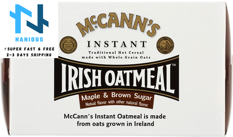 Mccann'S Instant Oatmeal, Maple & Brown Sugar, 10 Count