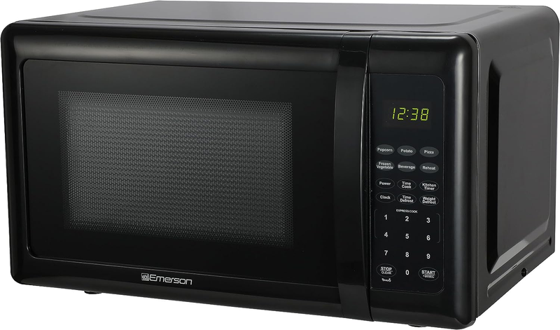 Emerson 0.7 CU. FT. 700 Watt, Touch Control, Black Microwave Oven, MW7302B