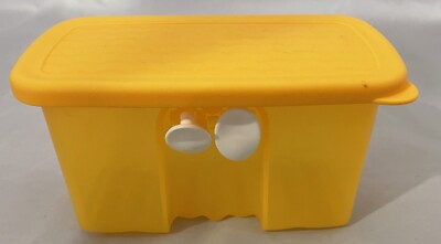 Tupperware Fridge Smart Mini Vented Storage Container 4735A  1.5 Cup Orange
