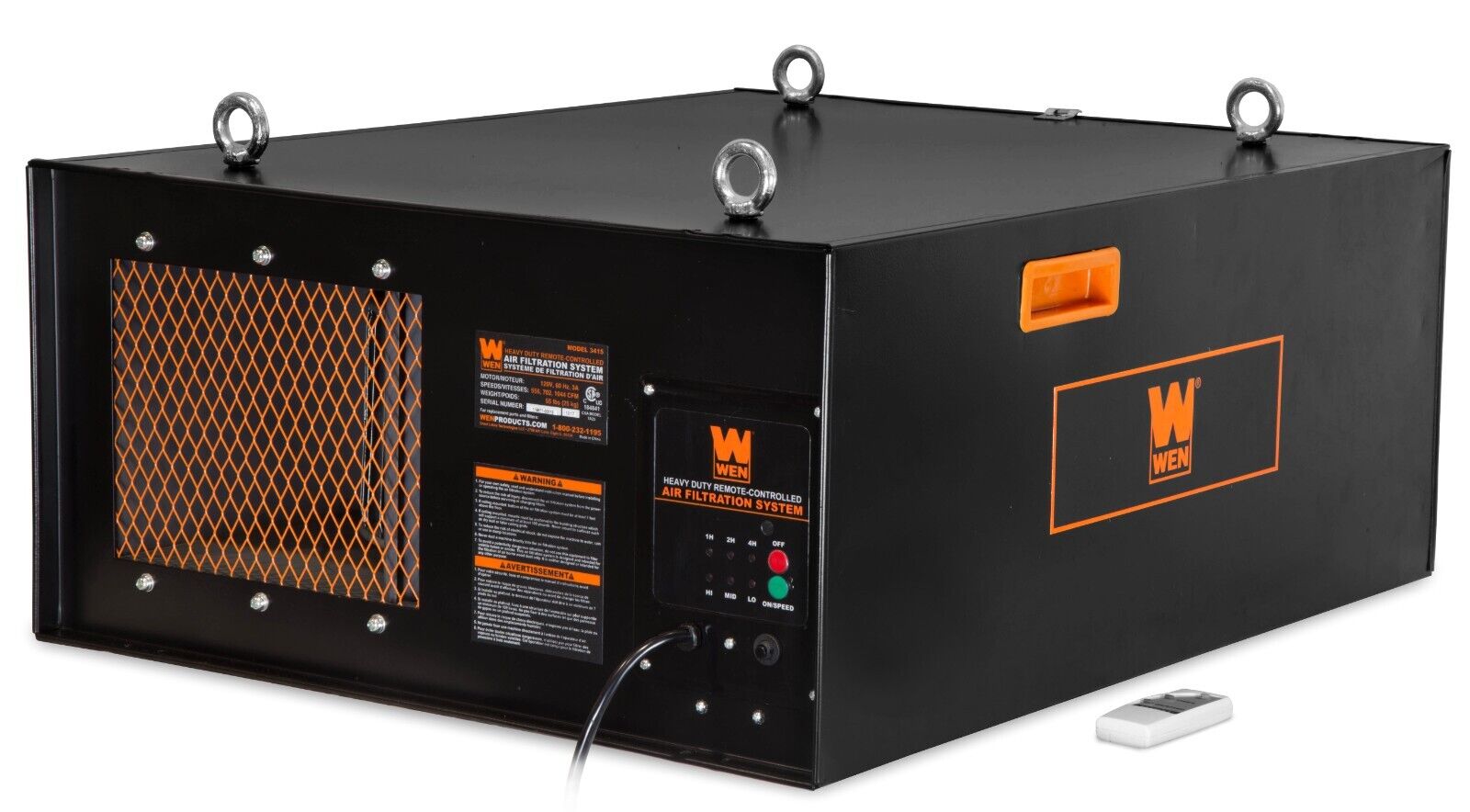 WEN 4.2-A 3-Speed Remote-Controlled Industrial-Strength Air Filtration System WEN 4.2-A 3-Speed Remote-Controlled Industrial-Strength Air Filtration System