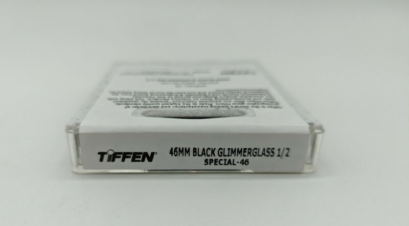 New Tiffen 46mm Black Glimmerglass 1/2 Diffusion Filter 