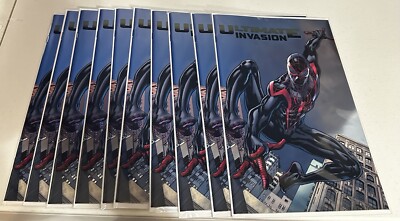 Ultimate Invasion #1 Miles Variant Cover Hitch Foil 2023 Marvel Lot Of 10