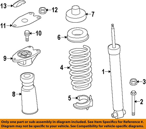 BMW OEM 12-25 228i Gran Coupe Shocks Components-Top Nut