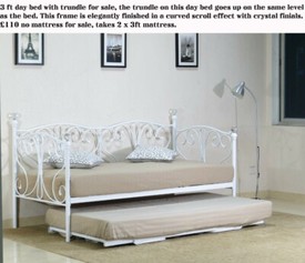 Single Wooden Bed Base With 2 Large Drawers Underneath In