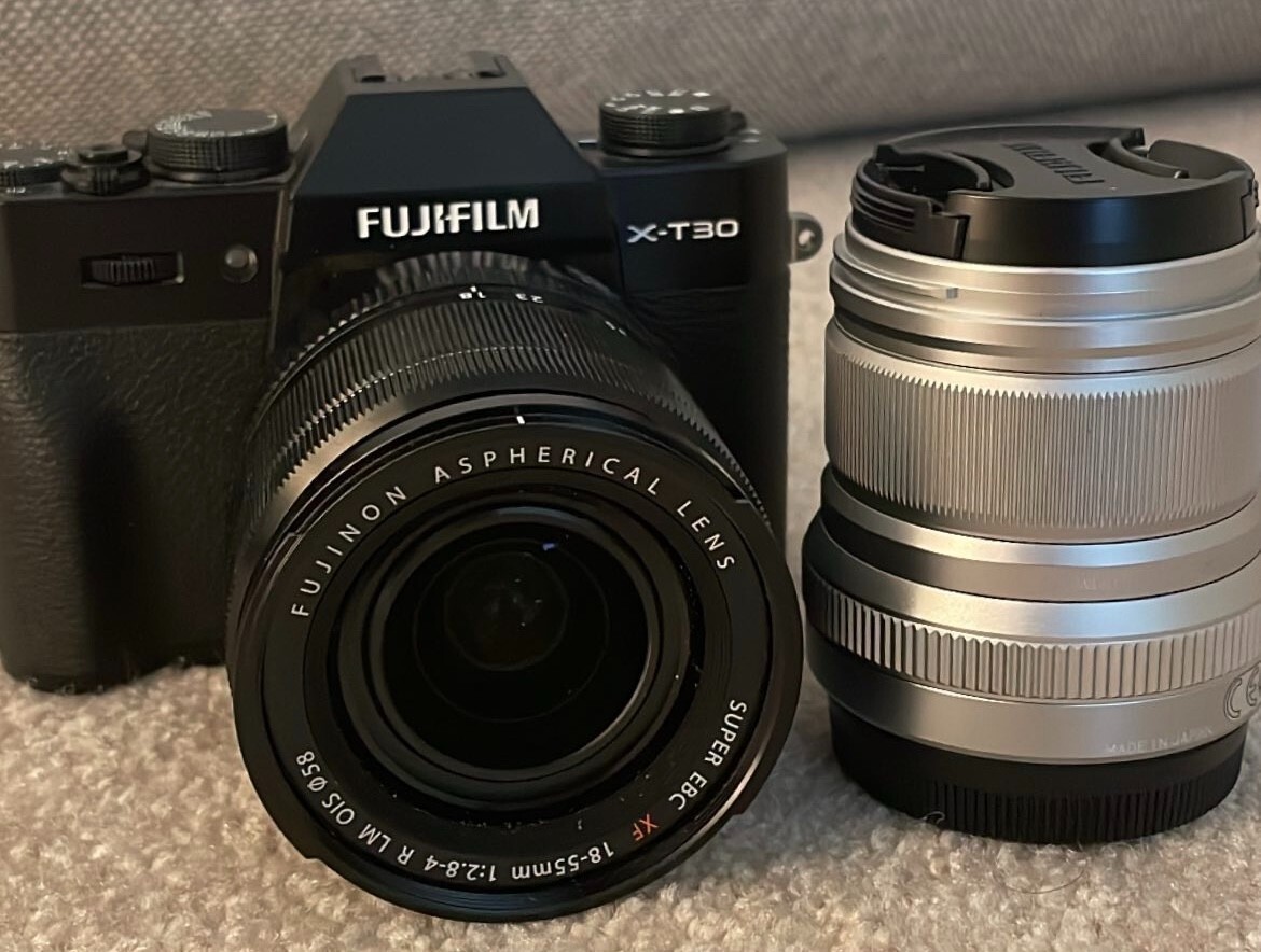 Barely Used FUJIFILM X-T30 II Mirrorless Camera and Lenses