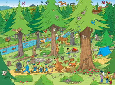 MasterPieces Things to Spot in the Woods 100 Piece Jigsaw Puzzle