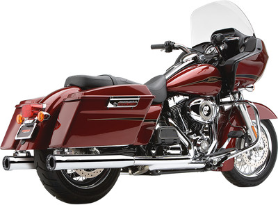 Cobra Chrome 3in Slip On Muffler w Race Pro Tip Tri Glide Ultra 09-16