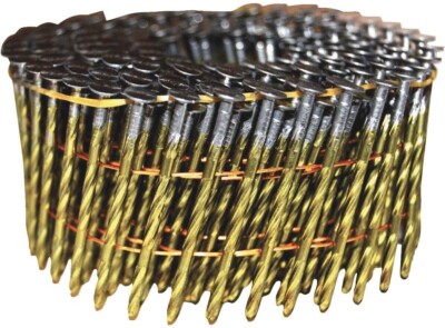 MAGNUM Collated Nails 15º Wire Coil Nails 1-3/4'' x .086 Screw Bright BDP