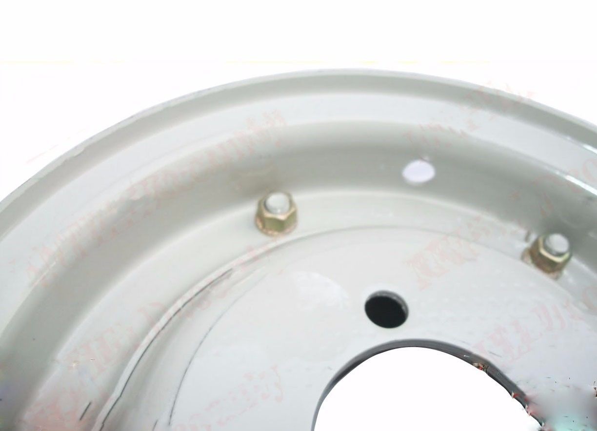 Vespa Primer Coated 8" X 2.15" Wheel Rim With 4 Bolting Holes  
