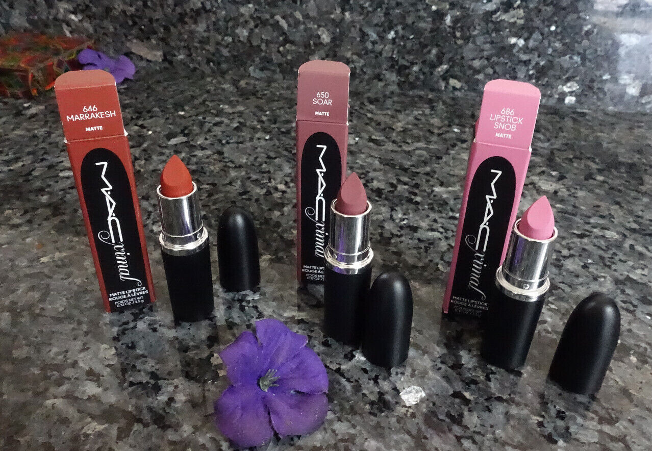 MAC ximal matte lipstick new in box select yours | eBay