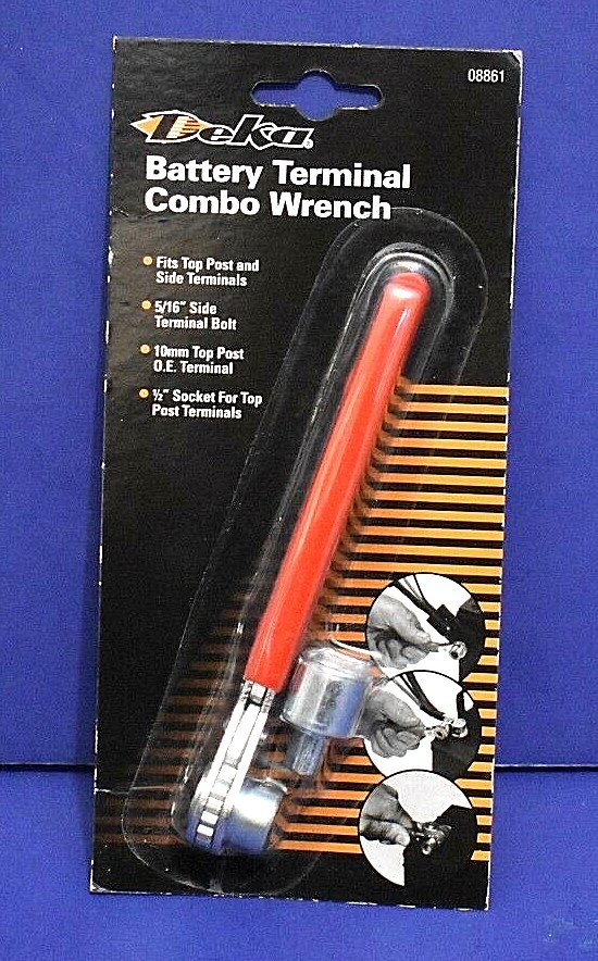 Battery Terminal Combination Wrench For Top Or Side Post Battery 08861