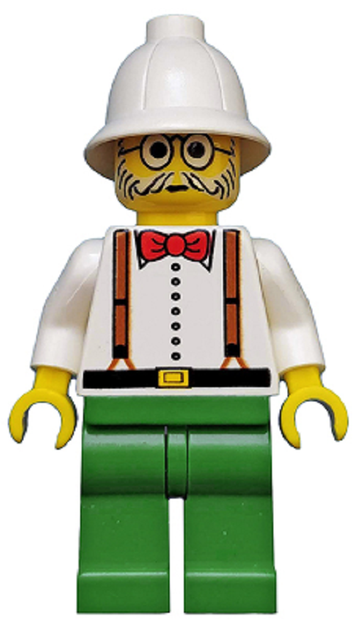 LEGO Adventurers Desert Dr. Charles Lightning Minifigure 5987