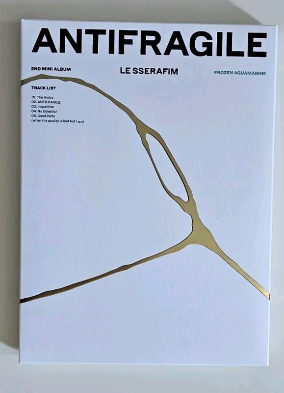 Le Sserafim 2nd Mini Album Antifragile Frozen Aquamarine Version