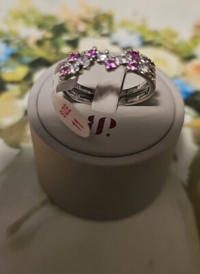  Bomb Party ''This Love Is Endless'' RBP5286 Rose Corundum on Rhodium Size 11  