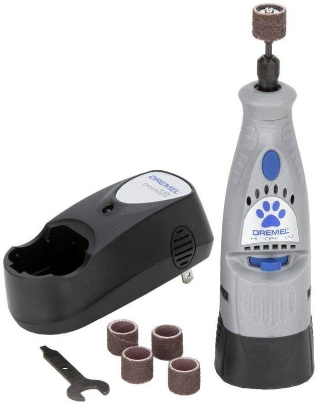 Dremel Cordless Dog Nail Kit Pet Clipper Trimmer Grooming Rotary Peticure Tool