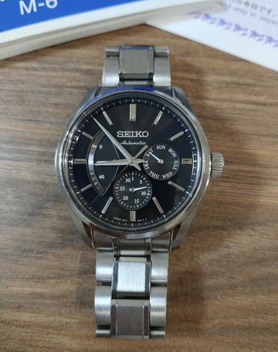 SEIKO Presage SARW023 mechanical self-winding watch black 6R21