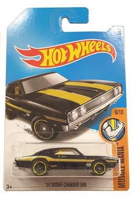 HOT WHEELS DVC41 MUSCLE MANIA 6/10 '69 DODGE CHARGER 500 285/365