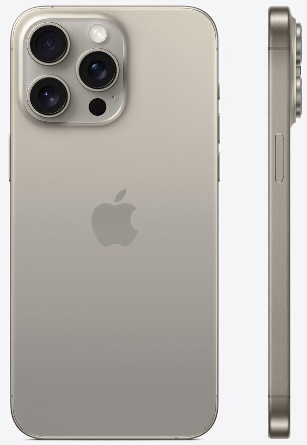 APPLE iPhone 15 Pro Max 5G 512 GB 6,7 Zoll 48 MP titan natur MU7E3ZD/A B-Ware - Bild 2 von 3