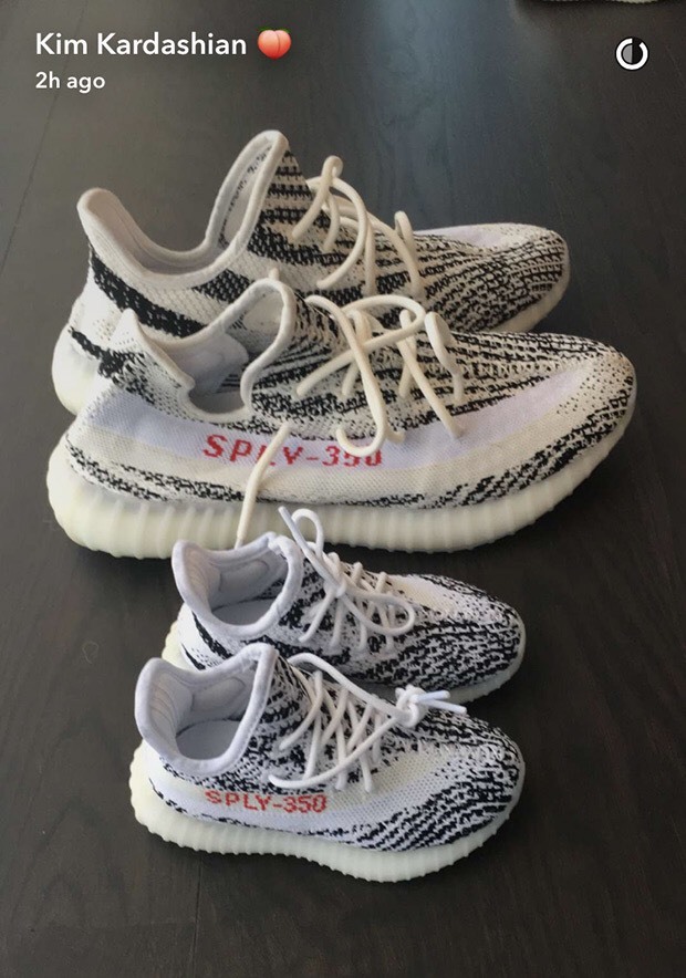 Adidas Yeezy Boost 350 V2 Infant Baby Cream White BB6373