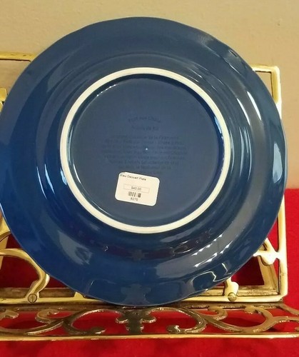 GIEN PONT AUX CHOUX - BLEU - DESSERT PLATE - 9  NEW