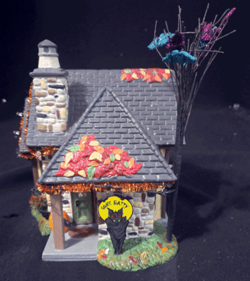 Dept 56 Trick Or Treat Lane The Bat House Snow Village Halloween Display House