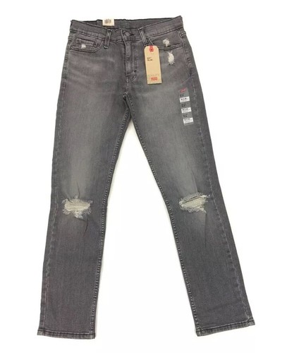 

НОВИНКА Levis 511 Slim Light Black Advanced Stretch Mens Torn Denim Jeans Размер 30x32, Черный, Levi's 511